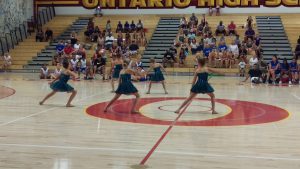 TTP Dance Co. performing as the halftime show at Ontario High.  