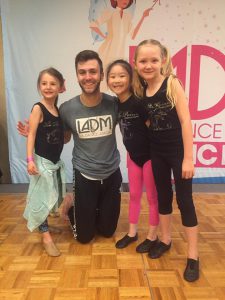 Our minis with one of their favorite teachers from LADM 2017