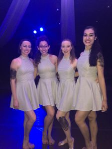Aletheia performing their dance, "Clean," at Whittier Christian High School's annual dance concert. 