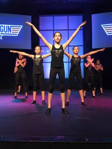 Rehearsing a crowd favorite from our 2017 Spring Recital, "Top Gun."  These girls were dangerous! 